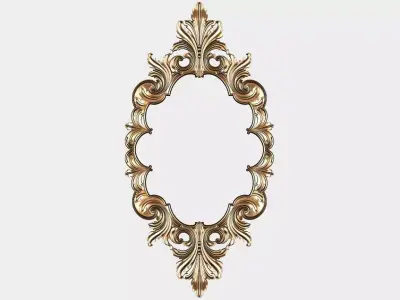 Carved decor for cnc 58 3D model