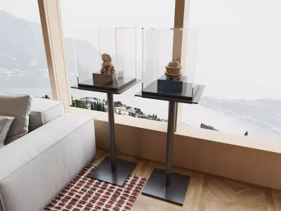 Modern Oriental Lounge 3D model