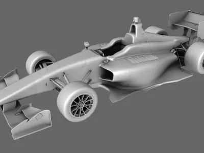 Dallara Indy Lights 2015 Low-poly 3D model