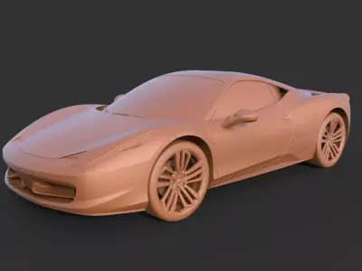 Ferrari 458 Italia 3D print model