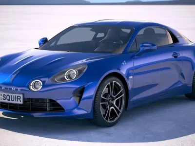Alpine A110 2018 3D model