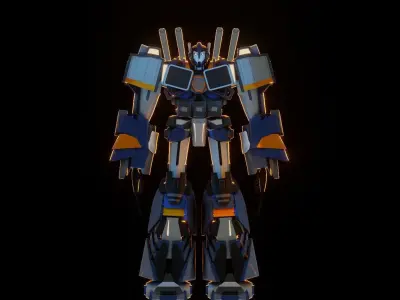 Transformers Prime  Sentinel Prime Free low-poly 3D model