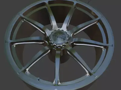 OZ Ultimate Magnesio Wheels Rims 3D Print Ready 3D print model
