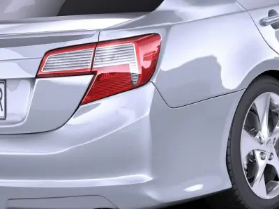 Toyota Camry SE 2013 USA VRAY 3D model