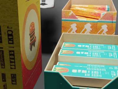 SciFi Foods Pack Free 3D model