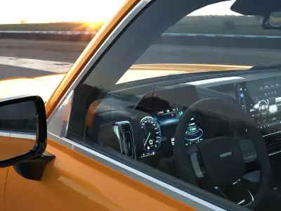 2023 Haval Raptor with lowpoly interior Low-poly 3D model