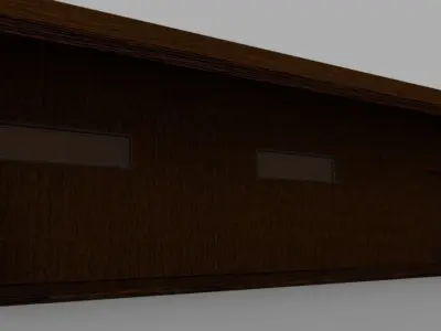 Wooden Trunk House Low-poly 3D model