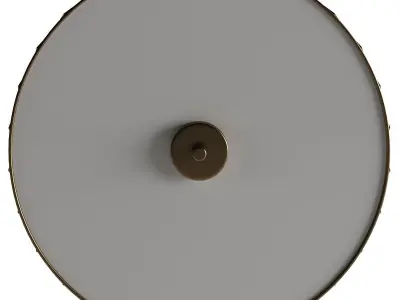 Aaru Fabric semi flush mount 3D model