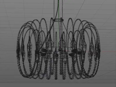Chandelier L043 Free 3D model