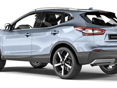 Nissan Qashqai 2018 3D model