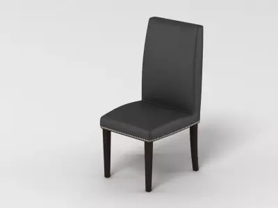 Dining Chair 001 Low-poly 3D model