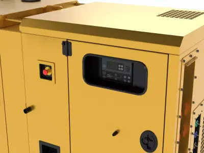 Diesel Generator 3D model