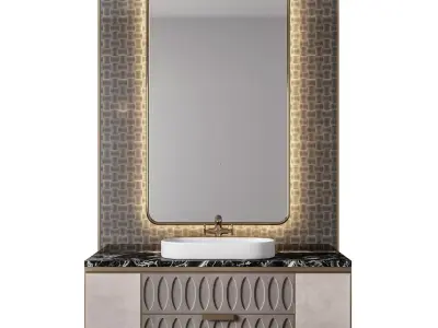 Luxury Bathroom 91 3D model