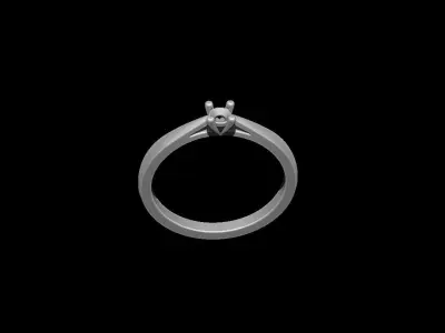 Engagement ring  Free 3D print model buy