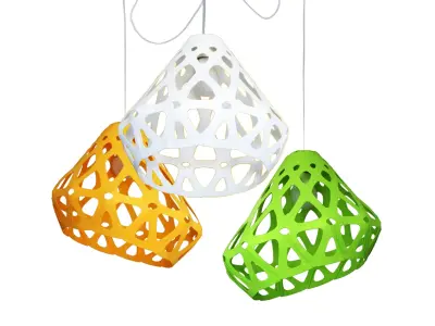 LIGHT chandelier Low-poly 3D model
