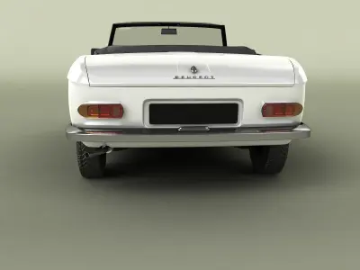 Peugeot 204 Convertible 3D model