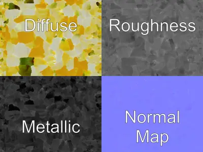 Narcissus Flower Detailed Model Pack Low-poly 3D model