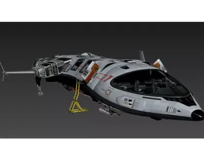 Spaceship Free 3D model by robingoh1983 from CGTrader