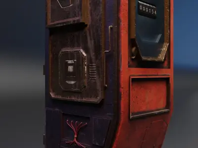 Old Gas Pump - 3D Model Free 3D model