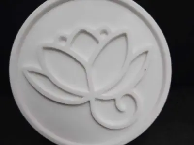 Flower Coaster 3D print model