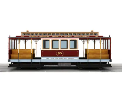 San Francisco Cable Car  3D model