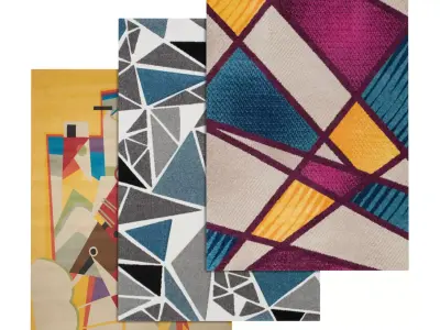 Rug Set 1180 3D model