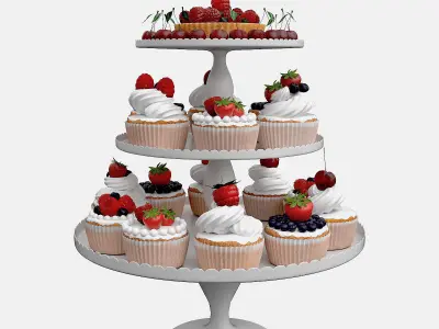 Cupcakes  3D model