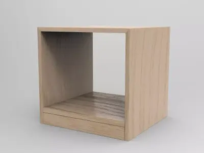Toto Stool Low-poly 3D model