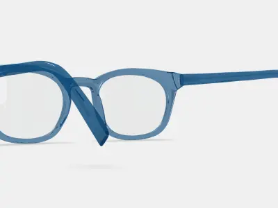 Newman Eyeglasses in Shoreline 3D model