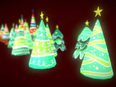 V5 Tree Noel 3D model