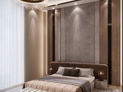 Luxury Bedroom 3D model