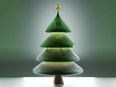Christmas tree 3D model 19
