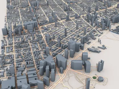 Miami City USA  3D model