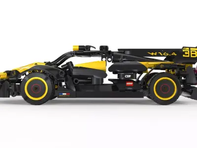 LEGO Technic Bugatti Bolide  Low-poly 3D model