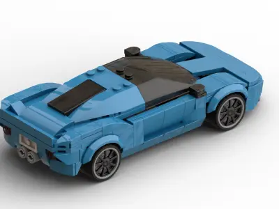 MocBricks3D - Lego Sport-Car Concept 3 3D print model