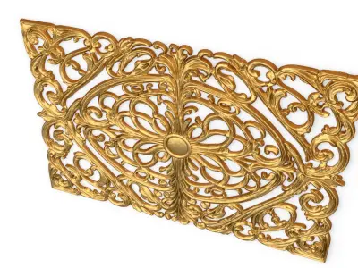 Classic decor ornament carved 57 3D model