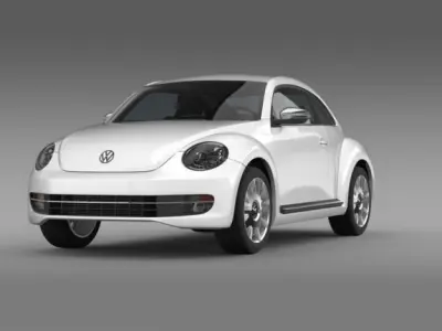 VW Beetle Fender Edition 2012 3D model