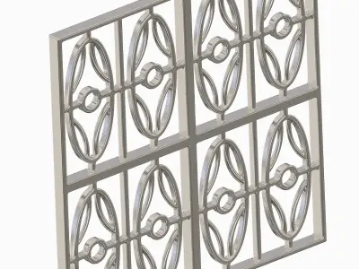 Premium Window Grill 3D print model