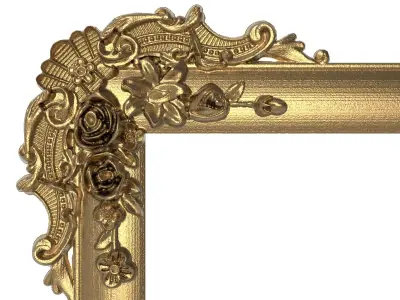 Carved Picture Frame 3D model