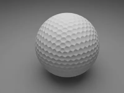 Golf Ball 3D model 3