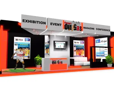 Booth Exhibition Stand a631b 3D model