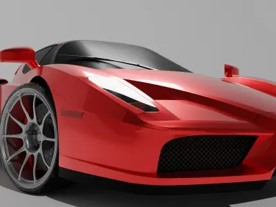  High poly Ferrari Enzo 3D model