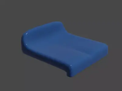 Stadium Seat 2 3D model