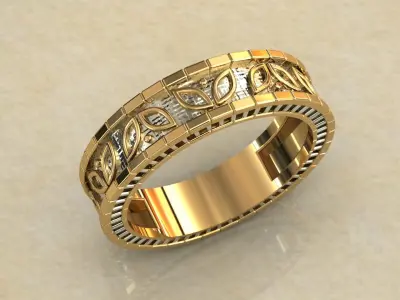 Exclusive Ring and pendants 3D Model Luxury - Design  3D print model