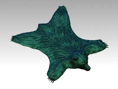 Bear carpet 3D print model