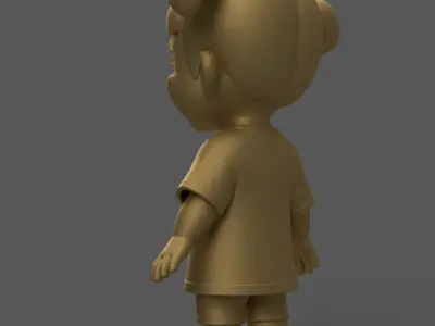 Boo Model from Monsters Inc - Fun Desk Decor 3D STL  3D print model