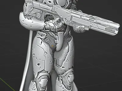 Elite infantry model 3D print model