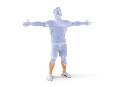 Casual Athletic Man model pack Low-poly 3D model