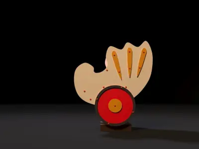 Attraction seashell 3D model