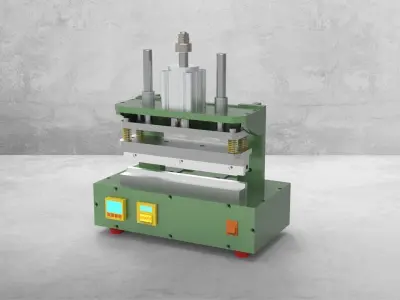 3D model of a hot press Free 3D model